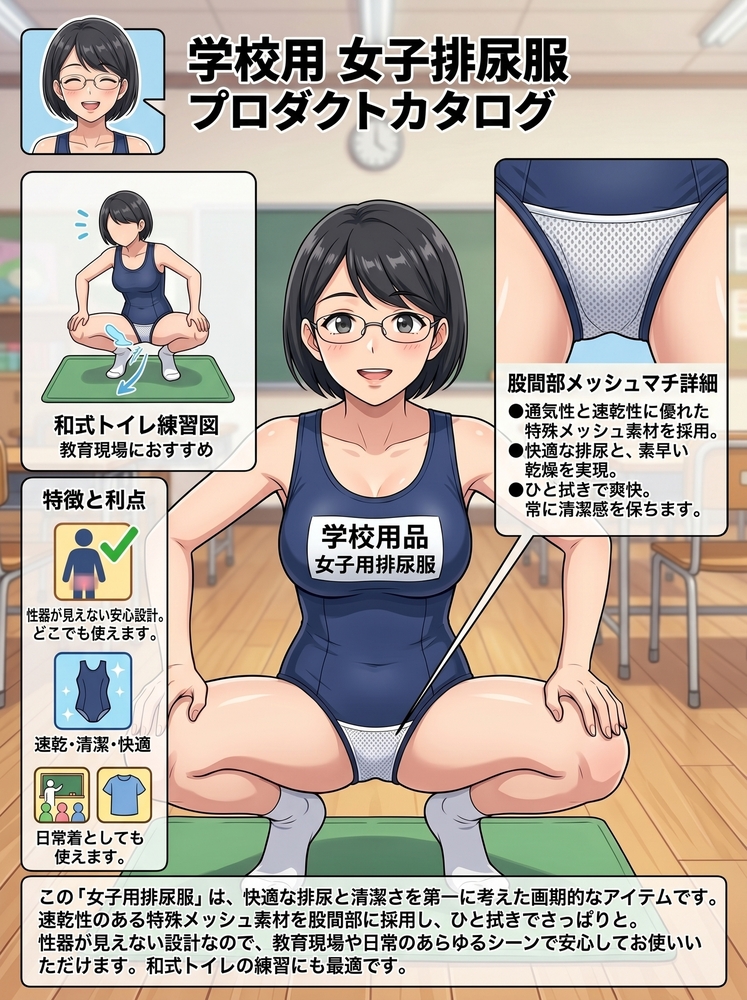女子用排尿服