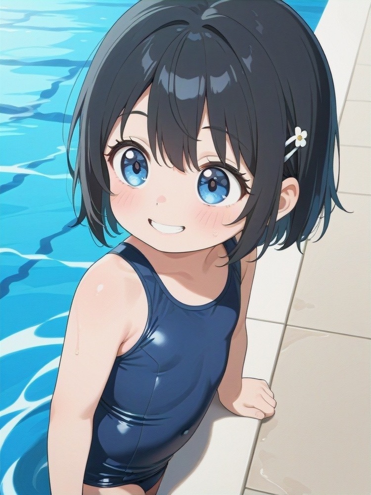 幼女さん　プール