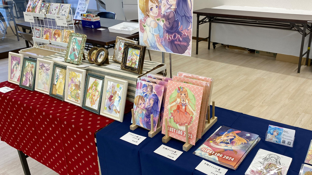 イラスト販売会＆塗り絵体験会ありがとうございました！