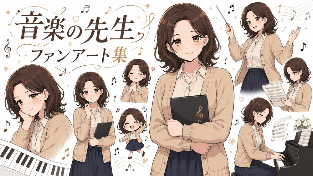 【音楽の先生】音楽の先生のファンアート集 差分【限定公開】