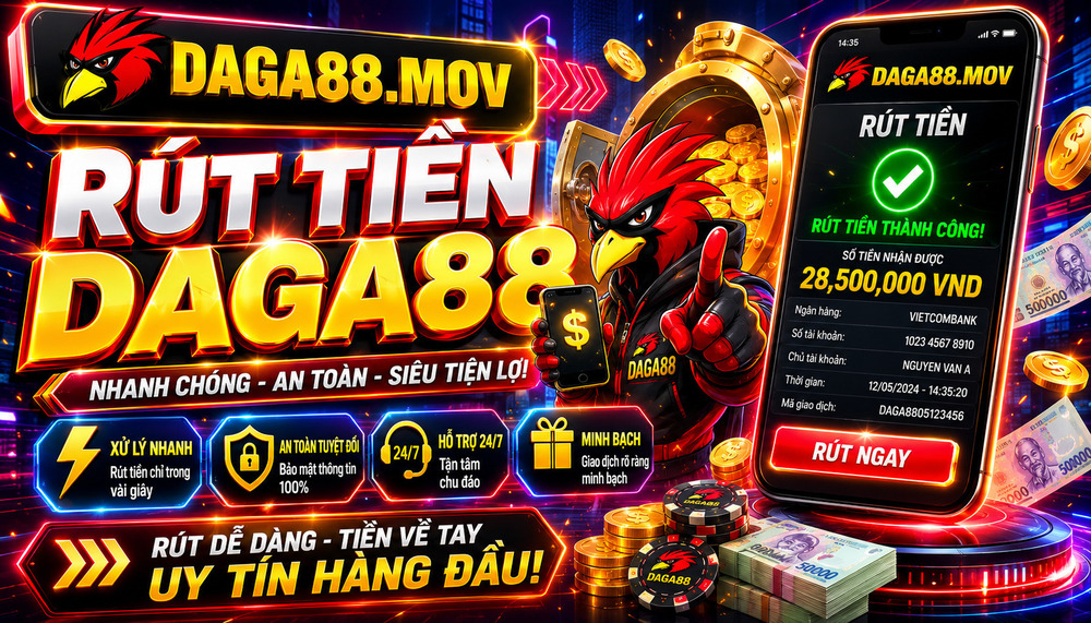 Rút Tiền DAGA88 Trên Smartphone