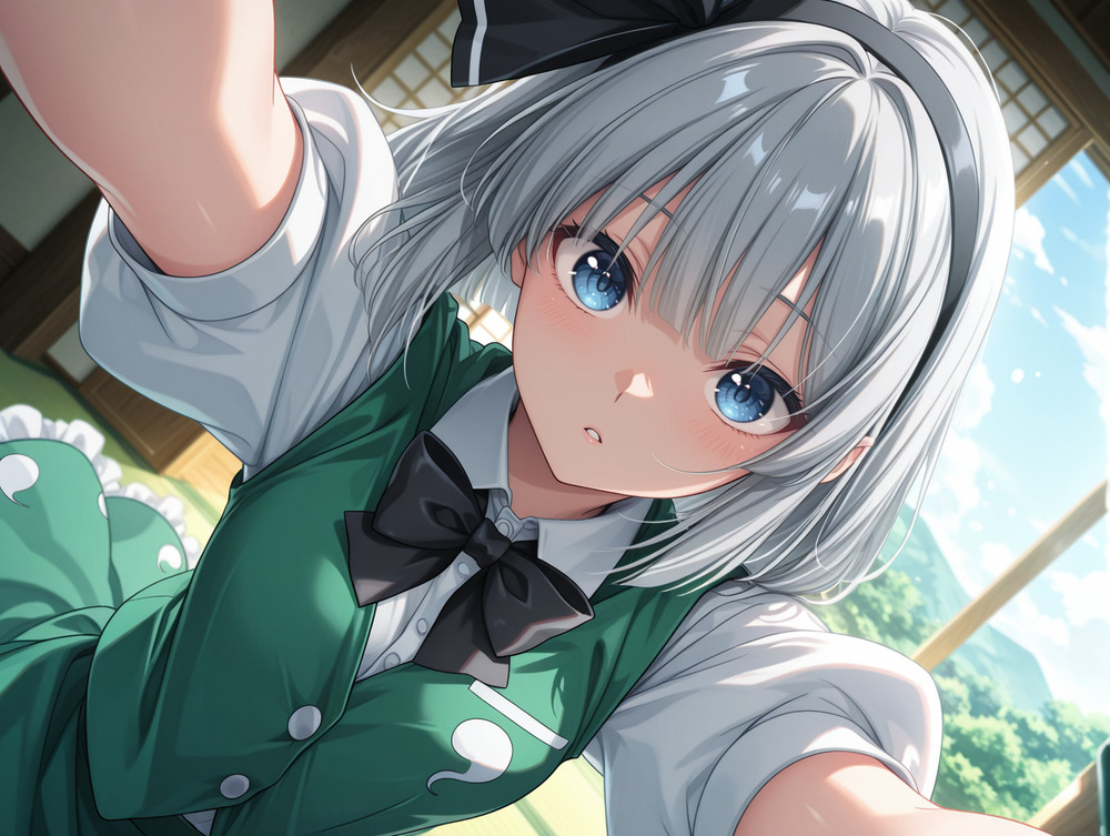 妖夢ちゃんと正常位！