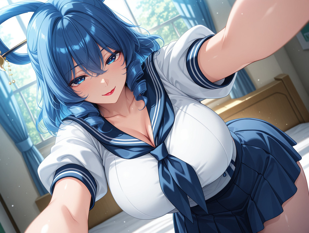 セーラー服青娥娘々とSEX！
