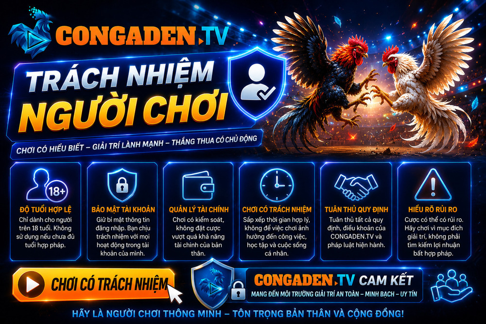 Trách Nhiệm Người Chơi Tại CON GÀ ĐEN