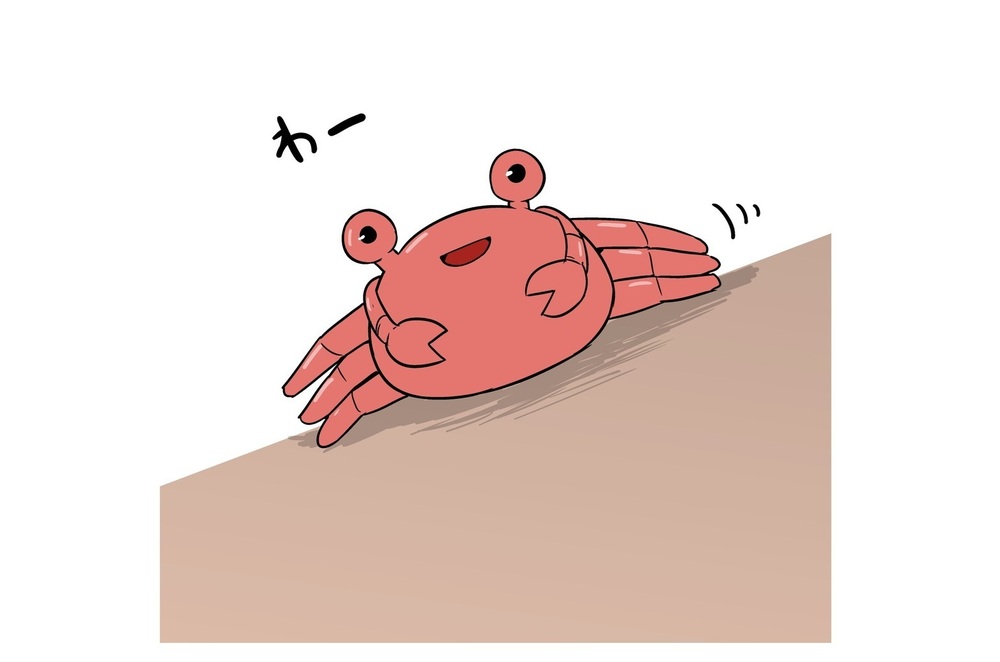 【９枚】いろんなカニのダジャレイラスト＋とある好きなテレビ番組の話