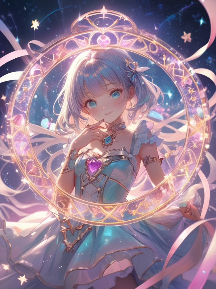 魔法少女(1) AIイラスト 画像12枚