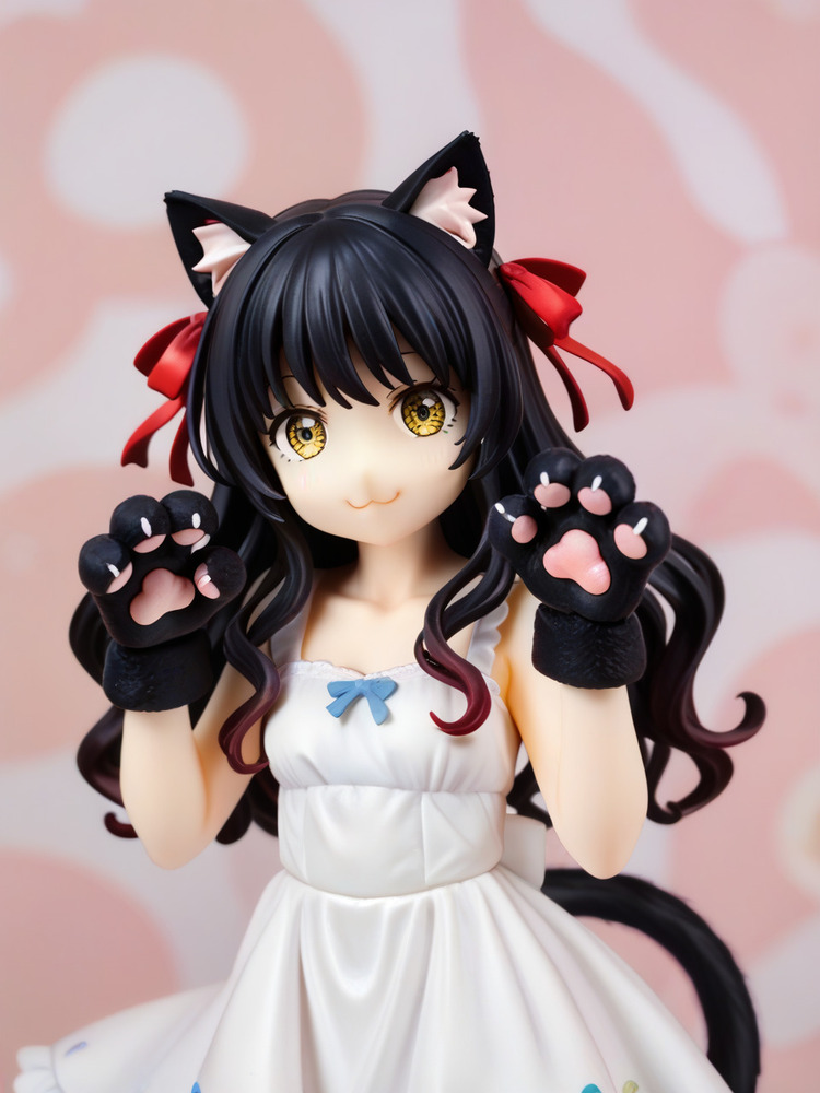 フィギュア風 猫娘 AIイラスト 画像6枚